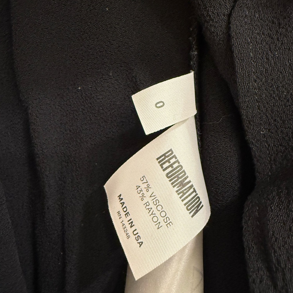 Reformation Lyons Dress. Size 0. Like New. - Picture 10 of 11